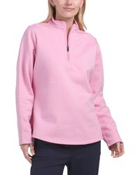 TJ Maxx - Upf 50 Rebecca Micro Fleece Quarter Zip Jacket For Cotton/Polyester - Lyst