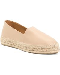 TJ Maxx - Leather Espadrille Flats For - Lyst