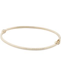 TJ Maxx - 14Kt Flat Ridged Bangle Bracelet For Diamond - Lyst
