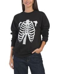 TJ Maxx - Skeleton Body Crew Neck Sweatshirt For Cotton/Polyester - Lyst