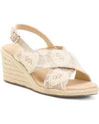 TJ Maxx - Criss Cross Band Leora Espadrille Wedge Sandals For - Lyst