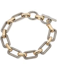 TJ Maxx - 14Kt Plated And Plated Link Toggle Bracelet - Lyst