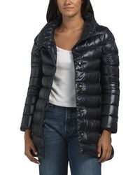 TJ Maxx - Funnel Neck Long Sleeve Puffer Coat, Cotton/Polyester - Lyst