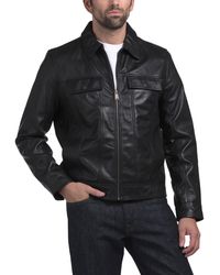 TJ Maxx - Leather Jacket For Polyester/Leather - Lyst