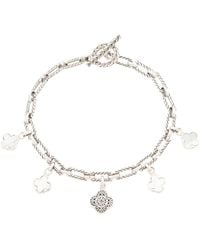 TJ Maxx - Sterling Clover Mother Of Pearl Bracelet - Lyst