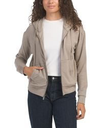 TJ Maxx - French Terry Zip Hoodie For Spandex/Cotton/Rayon - Lyst