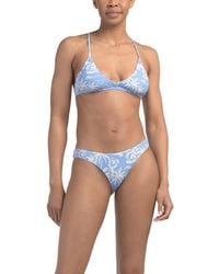 TJ Maxx - 2Pc Athletic Triangle Scoop Top And Cheeky Bottoms Bikini Set For Nylon/Spandex/Polyester - Lyst