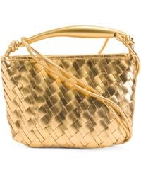 TJ Maxx - Leather Hazel Small Hand Woven Hobo With Wrapped Handle And Strap For Leather - Lyst