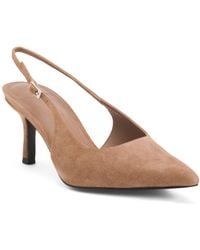 TJ Maxx - Suede Pointy Toe Slingback Pumps For Leather/Suede - Lyst