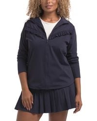 TJ Maxx - Frankie Full Zip Jacket With Ruffle Front For Polyester - Lyst