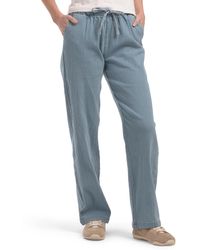TJ Maxx - Pull On Chambray Pants For Spandex/Cotton - Lyst