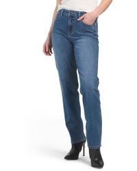TJ Maxx - High Waist Recycled Straight Leg Jeans With Stud Details For Spandex/Cotton/Polyester - Lyst