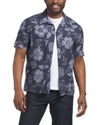 TJ Maxx - Linen Blend Short Sleeve Printed Shirt For Linen/Viscose - Lyst
