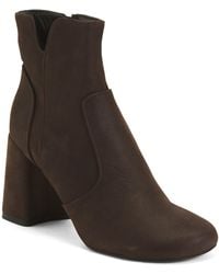 TJ Maxx - Suede Heeled Booties For Leather/Suede - Lyst