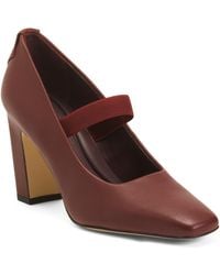 TJ Maxx - Leather Bria Square Toe High Heels For - Lyst