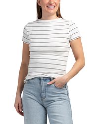 TJ Maxx - Variegated Crew Neck Cap Sleeve Top For Spandex/Rayon - Lyst