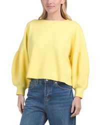 TJ Maxx - Bubble Sleeve Sweater, Nylon/Polyester/Viscose - Lyst