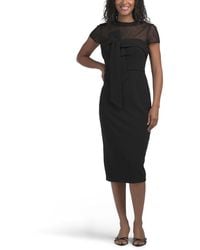 TJ Maxx - Roselle Bow Cocktail Dress For Spandex/Polyester - Lyst