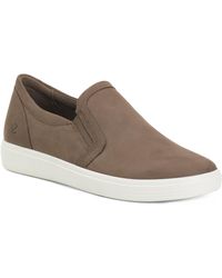 TJ Maxx - Suede Soft Classic Slip On Comfort Sneakers For - Lyst