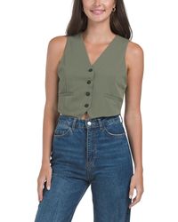 TJ Maxx - Button Front Vest Top For Spandex/Polyester/Rayon - Lyst