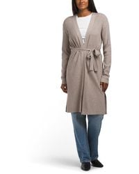 TJ Maxx - Belted Duster Sweater, Nylon/Polyester/Viscose - Lyst