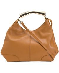 TJ Maxx - Leather Hobo With Metal Hardware Strap For Leather - Lyst
