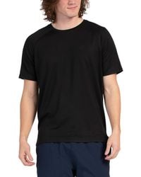 TJ Maxx - Twill Knit Raglan Crew Neck T-Shirt With Raised Logo For Spandex/Polyester/Rayon - Lyst
