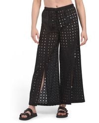 TJ Maxx - Cotton Eyelet Cover-Up Pants For - Lyst