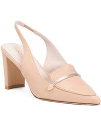 TJ Maxx - Leather Parisa Heeled Loafers For - Lyst
