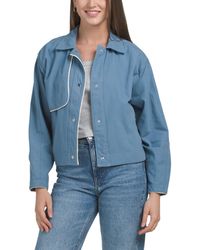 TJ Maxx - Contrast Trim Jacket, Cotton - Lyst