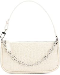 TJ Maxx - Leather Mini Rachel Croc Embossed Shoulder Bag For - Lyst