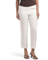 TJ Maxx - Straight Leg Pull On Cropped Pants For Spandex/Polyester - Lyst