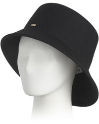 TJ Maxx - Wool Ruby Asymmetric Bucket Hat With 14 Kt Logo Plate For Wool - Lyst