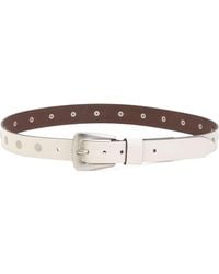 TJ Maxx - Leather Belt With Flat Studs For - Lyst