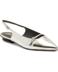 TJ Maxx - Leather Emma Pointy Toe Slingback Flats For - Lyst
