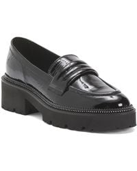 TJ Maxx - Patent Leather Penny Loafers With Chunky Sole For - Lyst