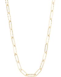 TJ Maxx - 14Kt Paperclip Chain Necklace For Diamond - Lyst