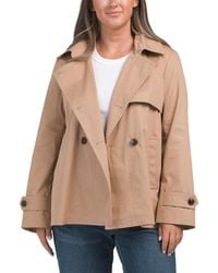 TJ Maxx - Dean Short Trench Coat For Cotton/Polyester/Viscose - Lyst