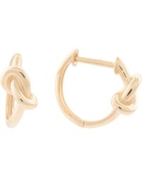 TJ Maxx - 14Kt Knot Hoop Earrings - Lyst