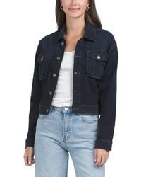 TJ Maxx - Miller Cropped Jean Jacket For Spandex/Cotton/Polyester - Lyst