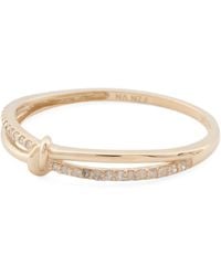 TJ Maxx - 14Kt Diamond Knot Bypass Band Ring, Diamond - Lyst
