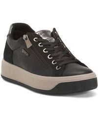 TJ Maxx - Leather Sneakers With Side Zipper For Leather/Suede - Lyst