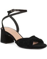 TJ Maxx - Joelle Twist Front Block Heel Sandals For Leather - Lyst