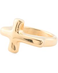 TJ Maxx - 14Kt Polished Cross Ring For - Lyst