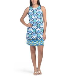 TJ Maxx - Sateen Mini Shift Dress For Spandex/Cotton/Polyester - Lyst
