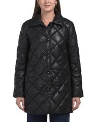 TJ Maxx - Leather Shantel Ar Puffer Jacket, Nylon/Polyester/Leather - Lyst