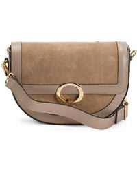 TJ Maxx - Suede And Leather Saddle Ring Hardware Crossbody, Leather//Suede - Lyst