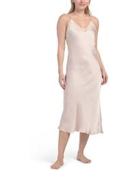 TJ Maxx - Ashley Icon Gown With Lace For Nylon/Spandex/Polyester - Lyst