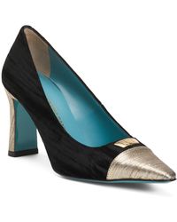 TJ Maxx - Leather Fulvia Cap Toe Pumps For - Lyst