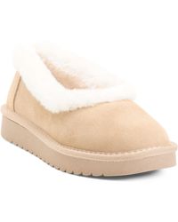 TJ Maxx - Sindria Cozy Flats For Suede - Lyst